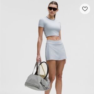 lululemon athletica Light Gray Athletic Mini Skirt